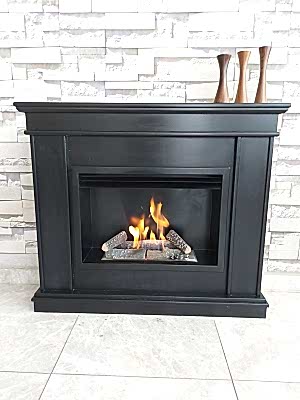 CLASSICAL BLACK BACASIZ ŞÖMİNE-4