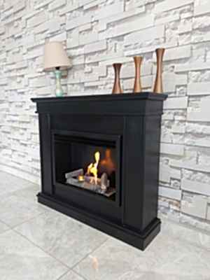 CLASSICAL BLACK BACASIZ ŞÖMİNE-1