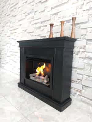 CLASSICAL BLACK BACASIZ ŞÖMİNE-2