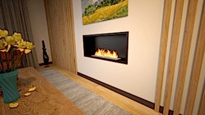 BLUEFLAME FLUSH 100 ANKASTRE BACASIZ ŞÖMİNE-6