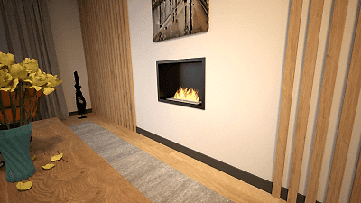 BLUEFLAME FLUSH 60 ANKASTRE BACASIZ ŞÖMİNE-5