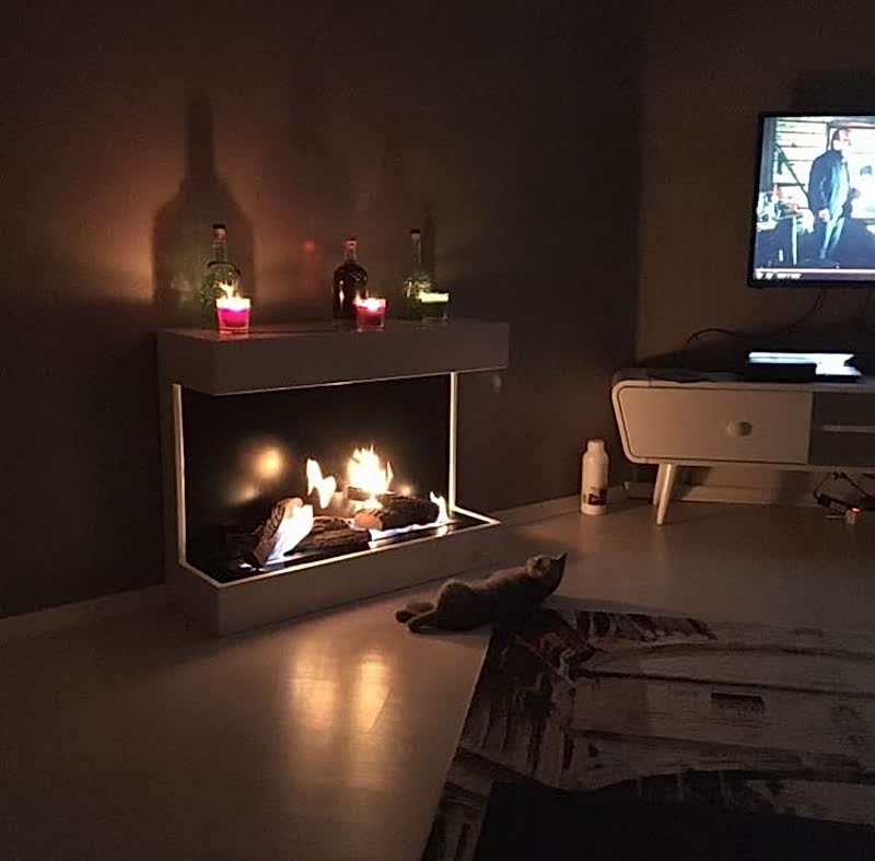 WALLFIRE 90 BACASIZ ŞÖMİNE
