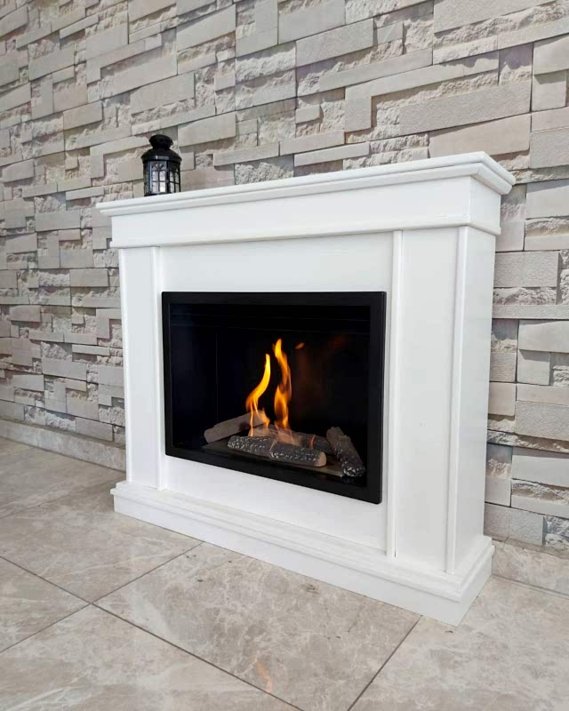 CLASSICAL WHITE BACASIZ ŞÖMİNE