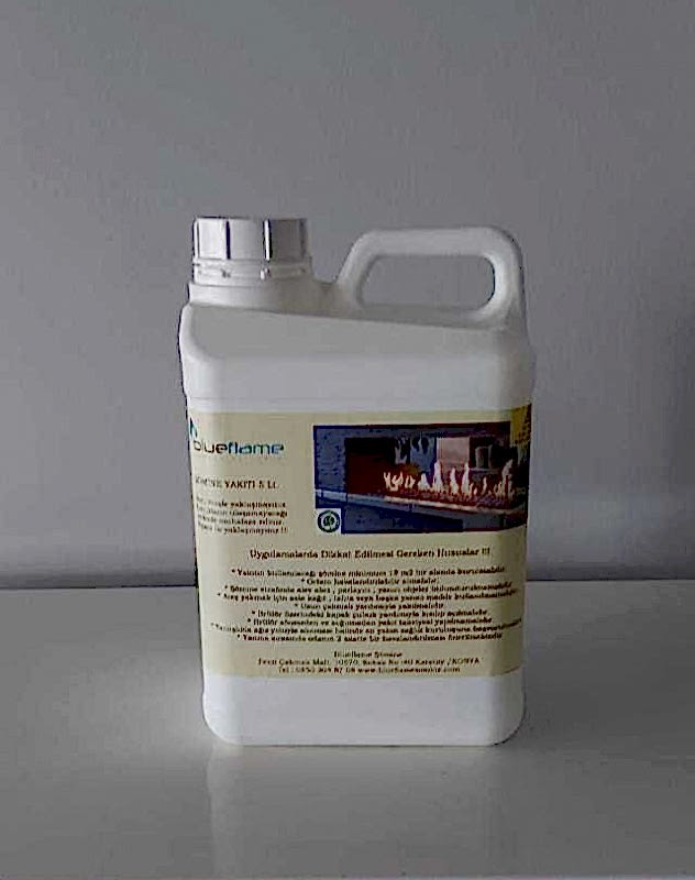 Bio Ethanol Şömine Yakıtı 5 Lt.