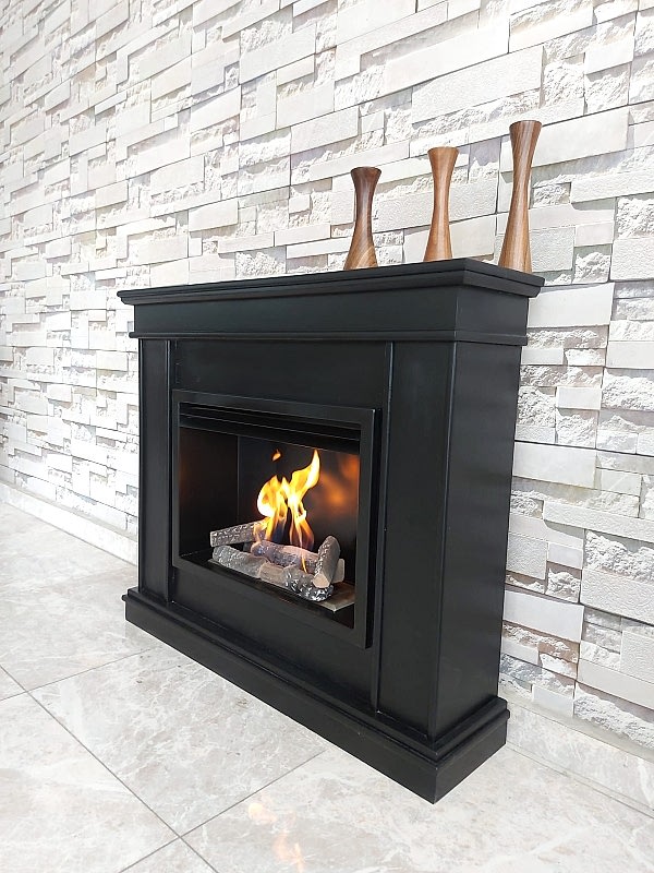 CLASSICAL BLACK BACASIZ ŞÖMİNE
