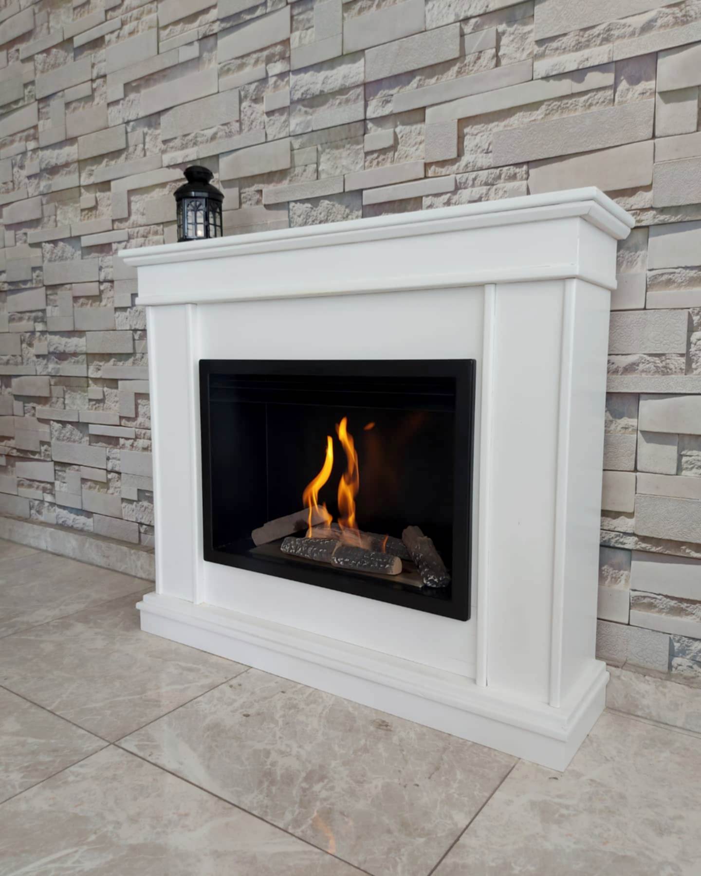 CLASSICAL WHITE BACASIZ ŞÖMİNE